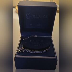 Brilliance Blue Bracelet with Heart Charm